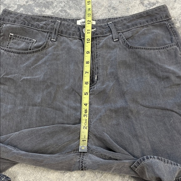 New L’Agence Alicent High Rise Wide Leg Jeans Solace Gray Lightweight Sz 30 - Picture 11 of 14